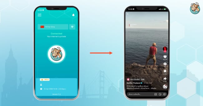 unblock-tiktok-with-bullvpn