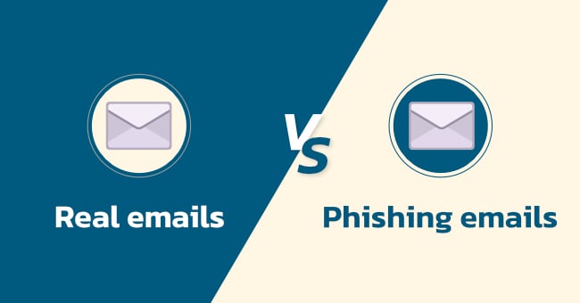 Comparison-between-real-emails-and-phishing-emails