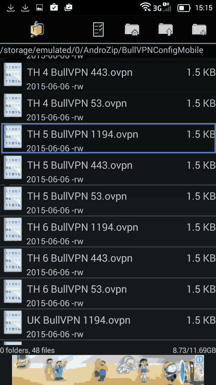 ขั้นตอนติดตั้ง Openvpn Android ขั้นตอนที่ 7