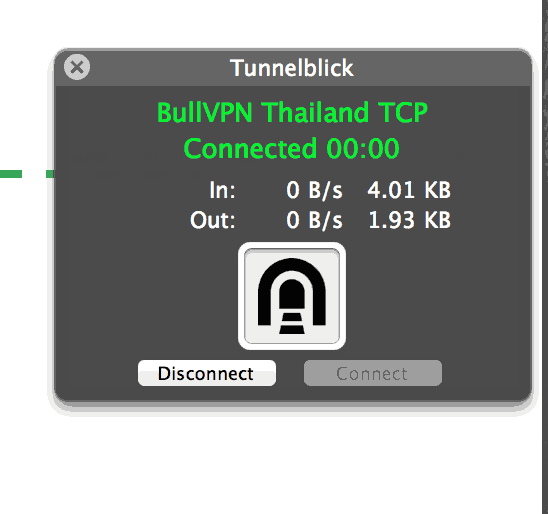 Installation Tunnelblick Mac os X Step 14