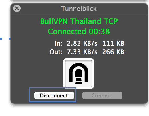 Installation Tunnelblick Mac os X Step 17
