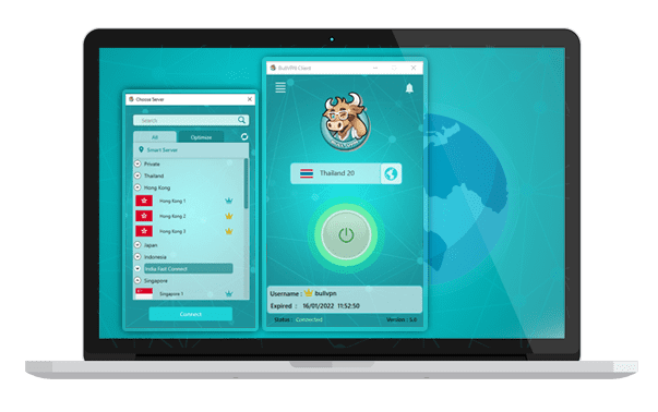 Bull VPN สำหรับ Windows