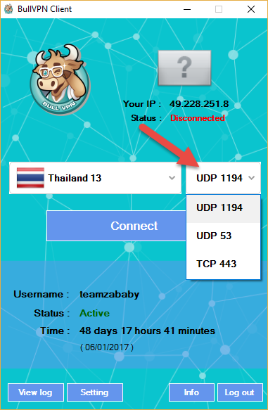 How to Setup BullVPN Client Step 9