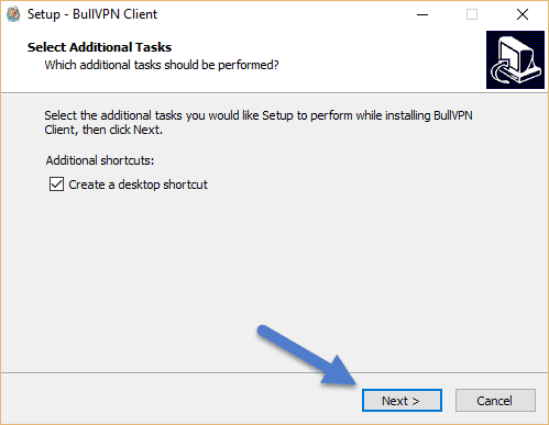 How to Setup BullVPN Client Step 2