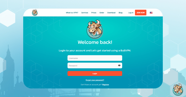 login-bullvpn