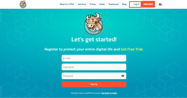  Log-in-to-BullVPN