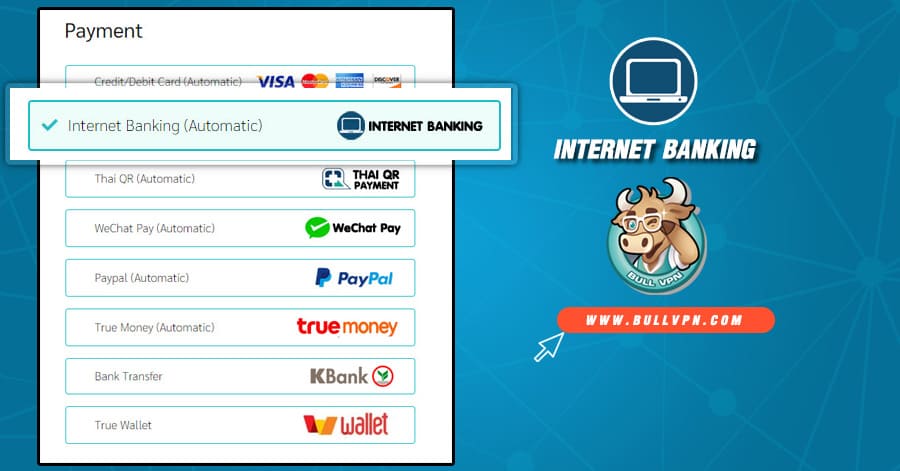 how-to-pay-bullvpn-with-internet-banking